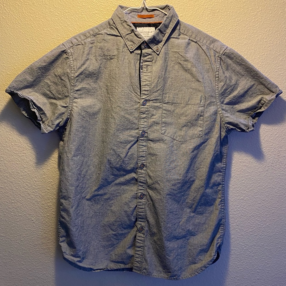 Ricky singh, Cactusmen, men’s slim fit button down shirt